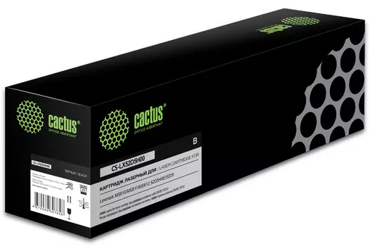 Картридж лазерный Cactus CS-LX52D5H00 (52D5H00), черный, 25000 страниц, совместимый для Lexmark MS810/ MS811/ MS812