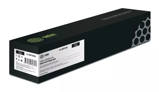 Картридж лазерный Cactus CS-MP3554 (MP3554/842348), черный, 24000 страниц, совместимый для Ricoh MP2554SP/3054SP/3554SP без чипа
