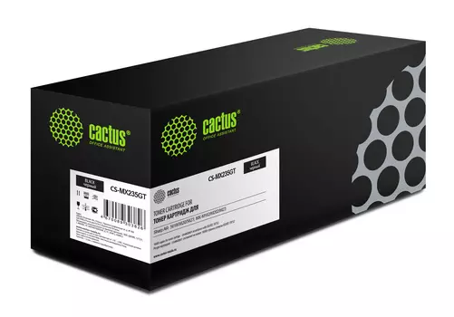 Картридж лазерный Cactus CS-MX235GT (MX235GT), черный, 16000 страниц, совместимый для Sharp AR-5618/5620/5623; MX-M182/M202/M232 без чипа