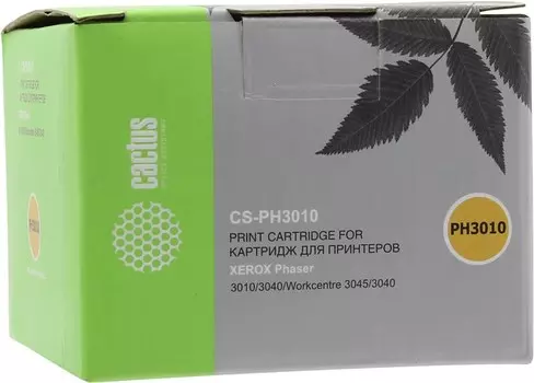 Картридж лазерный Cactus CS-PH3010 (106R02181), черный, 1000 страниц, совместимый для Xerox Phaser 3010 / 3010V / 3040 / 3040V