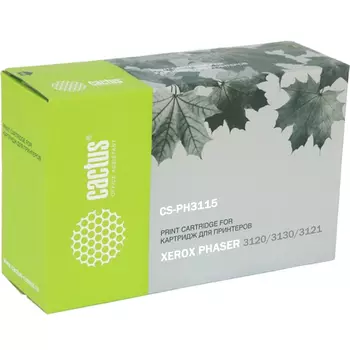 Картридж лазерный Cactus CS-PH3115 (109R00725), черный, 3000 страниц, совместимый для Xerox Phaser 3120 / 3130 / 3121