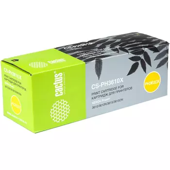 Картридж лазерный Cactus CS-PH3610X (PH3610X), черный, 14100 страниц, совместимый для Xerox Phaser 3610 / 3610N / 3615