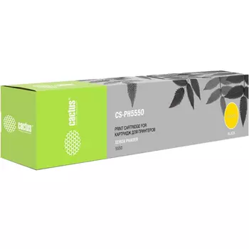 Картридж лазерный Cactus CS-PH5550 (106R01294), черный, 35000 страниц, совместимый для Xerox Phaser 5550