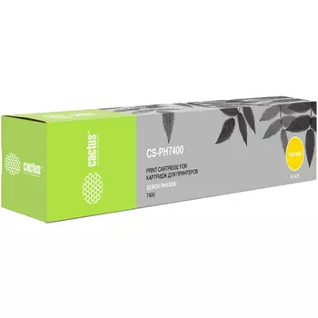 Картридж лазерный Cactus CS-PH7400 (106R01080), черный, 15000 страниц, совместимый, для Xerox Phaser 7400