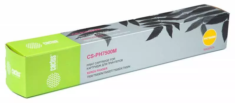 Картридж лазерный Cactus CS-PH7500M (106R01444), пурпурный, 17800 страниц, совместимый для Xerox Phaser 7500