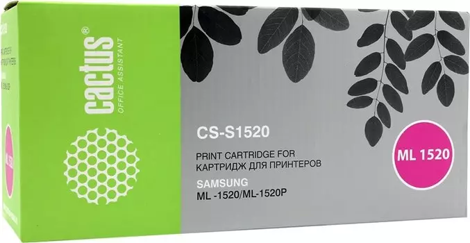 Картридж лазерный Cactus CS-S1520 (ML-1520D3), черный, 3000 страниц, совместимый для Samsung ML-1520/1520P