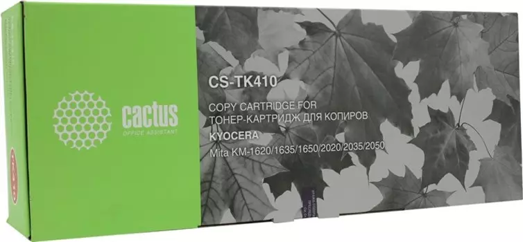 Картридж лазерный Cactus CS-TK410 (TK-410), черный, 15000 страниц, совместимый для Kyocera KM-1620, KM-1635, KM-2020, KM-2035, KM-1650, KM-2050