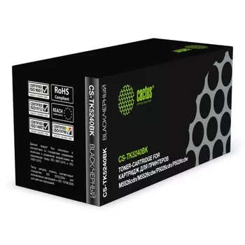Картридж лазерный Cactus CS-TK5240BK (TK-5240K/1T02R70NL0), черный, 4000 страниц, совместимый для Kyocera Ecosys M5526cdn/P5026cdn/P5026cdw