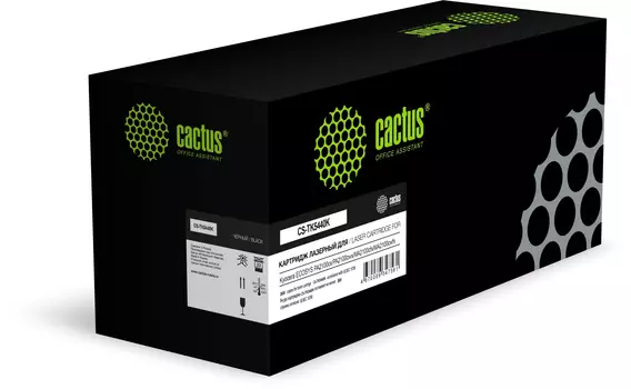 Картридж лазерный Cactus CS-TK5440K (TK-5440K/1T0C0A0NL0), черный, 2600 страниц, совместимый для Kyocera ECOSYS PA2100cx/ECOSYS PA2100cwx/ECOSYS MA2100cfx/ECOSYS MA2100cwfx