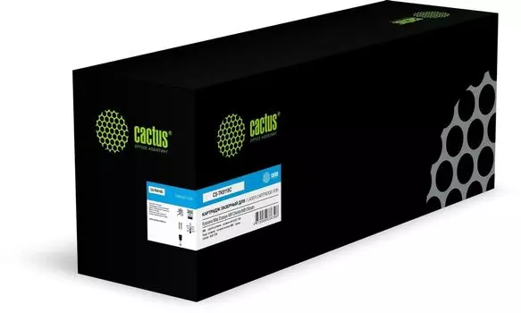 Картридж лазерный Cactus CS-TK8118C (TK-8118C/1T02P3CCN0), голубой, 6000 страниц, совместимый для Kyocera ECOSYS M8130cidn/ECOSYS M8124cidn регион CN (China)
