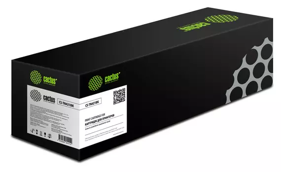 Картридж лазерный Cactus CS-TN421BK (TN421BK), черный, 3000 страниц, совместимый для Brother Brother HL-L8260CDW/L8360CDW; DCP-L8410CDW; MFC-L8690CDW/L8900CDW без чипа