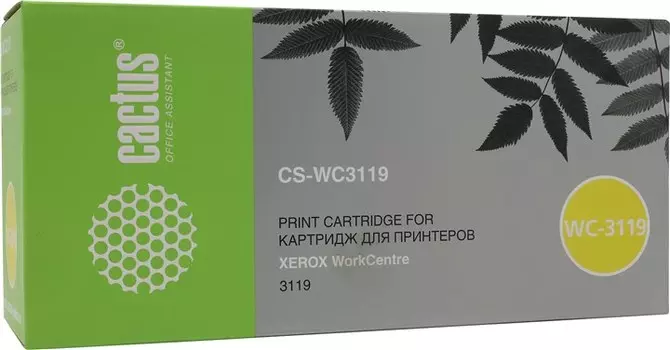 Картридж лазерный Cactus CS-WC3119 (013R00625), черный, 3000 страниц, совместимый для Xerox WC 3119