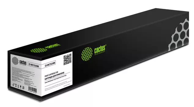 Картридж лазерный Cactus CS-WC7525BK (006R01517), черный, 26000 страниц, совместимый для Xerox WorkCentre 7525/7530/7535/7545/7556 без чипа