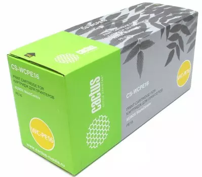 Картридж лазерный Cactus CS-WCPE16 (113R00667), черный, 3500 страниц, совместимый для Xerox WorkCentre PE16