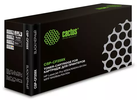 Картридж лазерный Cactus CSP-CF259X (№59X/CF259X), черный, 10000 страниц, совместимый для LJ M304/LJ M404/MFP M428