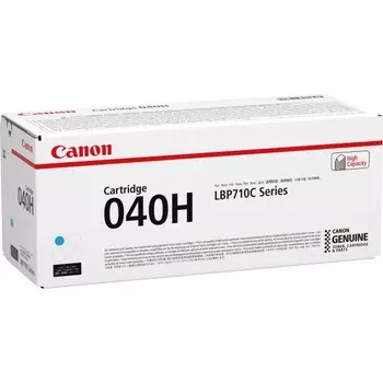 Картридж лазерный Canon 040HC/0459C002, голубой, 10000 страниц, оригинальный для Canon LBP-710/LBP-712 с чипом