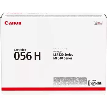 Картридж лазерный Canon 056H/3008C004, черный, 21000 страниц, оригинальный для Canon с чипом