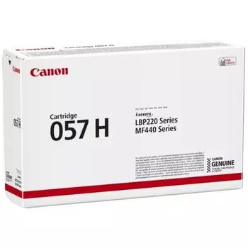 Картридж лазерный Canon 057H/3010C002/ 3010C004 , черный, 10000 страниц, оригинальный для Canon LBP228x/LBP226dw/LBP223dw/MF449x/MF446x/MF445dw/MF443dw