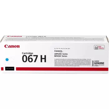 Картридж лазерный Canon 067HC/5105C002, голубой, 3130 страниц, оригинальный для Canon i-SENSYS LBP631CW/i-SENSYS LBP631/i-SENSYS LBP633Cdw/i-SENSYS LBP633/i-SENSYS MF651Cw/MF651/MF655Cdw MF655/MF657Cdw/MF657 с чипом