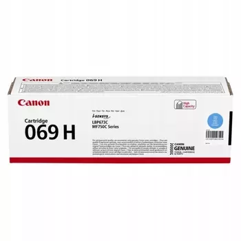 Картридж лазерный Canon 069HC/5097C002, голубой, 5500 страниц, оригинальный для Canon i-Sensys LBP673C/MF750C с чипом
