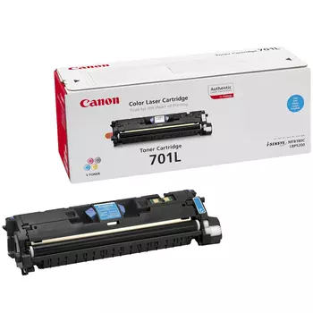 Картридж лазерный Canon 701LC/9290A003, голубой, 2000 страниц, оригинальный, для Canon i-SENSYS LBP5200 / MF8180C