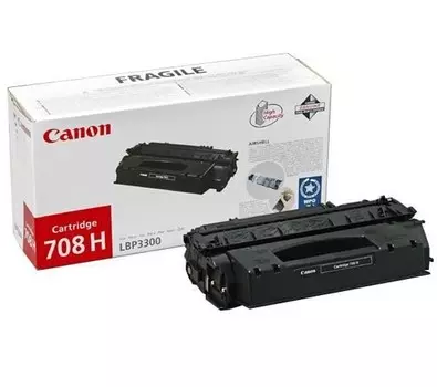Картридж лазерный Canon 708H/0917B002, черный, 6000 страниц, оригинальный для Canon LBP-3300 / 3360
