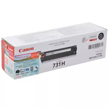 Картридж лазерный Canon 731H/6273B002, черный, 2400 страниц, оригинальный для Canon LBP7100Cn / 7110Cw