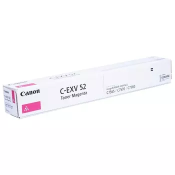 Картридж лазерный Canon C-EXV 52 M/1000C002, пурпурный, 66500 страниц, оригинальный для Canon iR Advance C7565i/C7570i/C7580i