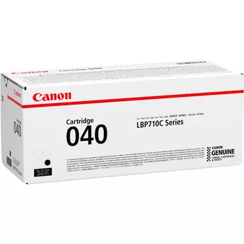 Картридж лазерный Canon CRG 040 Bk/0460C001, черный, 6300 страниц, оригинальный для Canon LBP710Cx/712Cx
