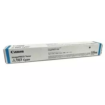 Картридж лазерный Canon T07/3642C001, голубой, 63700 страниц, оригинальный для Canon imagePRESS C165