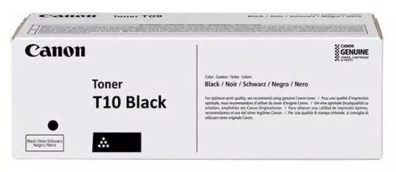 Картридж лазерный Canon T10/4566C001, черный, 13000 страниц, оригинальный для Canon imageRUNNER C1533iF / C1538iF без чипа