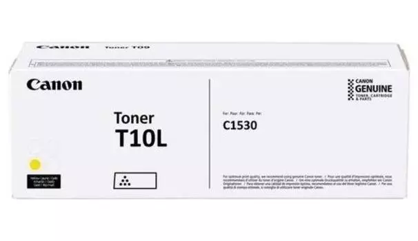 Картридж лазерный Canon T10L/4802C001, желтый, 5000 страниц, оригинальный для Canon imageRUNNER C1538iF/imageRUNNER C1533iF с чипом