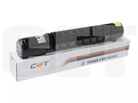 Картридж лазерный CET CET141144 (C-EXV55/2185C002AA), желтый, совместимый для Canon iR ADVANCE C356iF III, iR ADVANCE C356iF II, iR ADVANCE C256iF III, iR ADVANCE C256iF II 227г