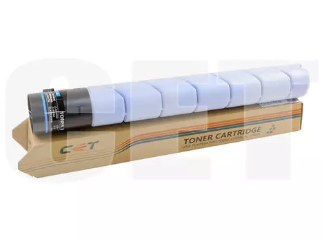 Картридж лазерный CET CET141251 (TN-324C/A8DA430, A8DA450), голубой, 26000 страниц, совместимый для Konica Minolta Bizhub C368, Bizhub C308, Bizhub C258 550г