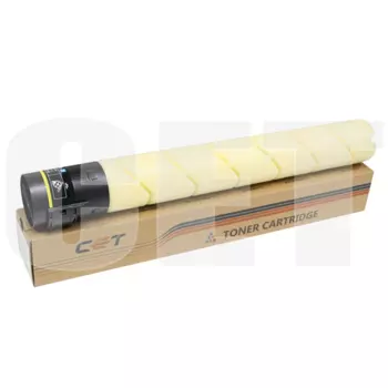 Картридж лазерный CET CET141604 (A8K3250/TN-221Y/A8K3230), желтый, 21000 страниц, совместимый для Konica Minolta bizhub C227/bizhub C287 467г