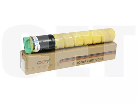 Картридж лазерный CET CET6463 (Type 516/841501, 841507), желтый, 9500 страниц, совместимый для Ricoh Aficio MPC2551, Aficio MPC2550, Aficio MPC2051, Aficio MPC2050, Aficio MPC2030 без чипа 215г