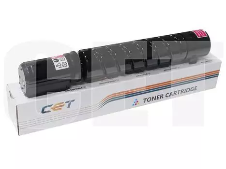 Картридж лазерный CET CET6573 (C-EXV47 M/8518B002AA), пурпурный, 20000 страниц, совместимый для Canon iR Advance C355iFC/355iF/355i/355P/350iF/350i/350P/255iF/250iF/250i 290г без чипа