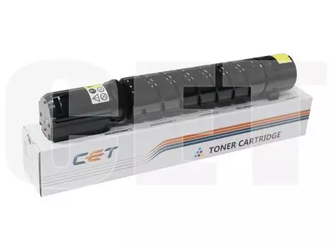 Картридж лазерный CET CET6579 (C-EXV47 Y/8519B002AA), желтый, 20000 страниц, совместимый для Canon iR Advance C355iFC/355iF/355i/355P/350iF/350i/350P/255iF/250iF/250i без чипа 290г