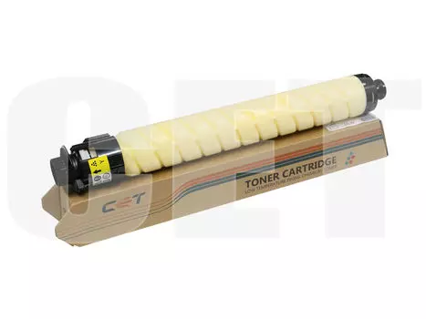 Картридж лазерный CET CET6857Y (841814, 841818), желтый, 18000 страниц, совместимый для Ricoh Aficio MPC3504/3503/3004/3003 без чипа 359г