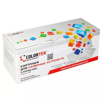 Картридж лазерный Colortek CT-CF218A (18A/CF218A), черный, 1400 страниц, совместимый для LJ Pro M104a/ M104w/ M132a/ M132fn/ M132fw/ M132nw