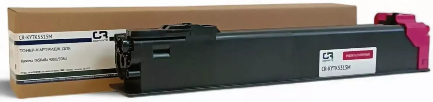 Картридж лазерный CopyRite CR-KYTK5315M (TK-5315M/1T02WHBNL0), пурпурный, 18000 страниц, совместимый для Kyocera TASKalfa 408ci/TASKalfa 508ci