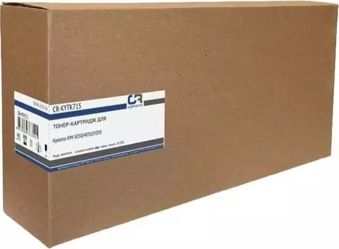 Картридж лазерный CopyRite CR-KYTK715 (TK-715/1T02GR0EU0), черный, 34000 страниц, совместимый для Kyocera KM-5050/4050/3050
