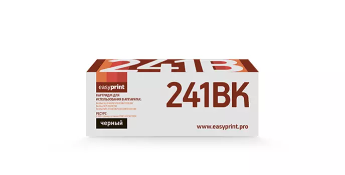 Картридж лазерный EasyPrint LB-241BK (TN-241Bk), черный, 2500 страниц, совместимый для Brother HL-3140CW/3170CDW/DCP-9020CDW/MFC-9330CDW