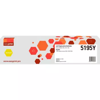 Картридж лазерный EasyPrint LK-5195Y (TK-5195Y/1T02R4ANL0), желтый, 7000 страниц, совместимый для Kyocera TASKalfa 306ci/TASKalfa 307ci/TASKalfa 308c