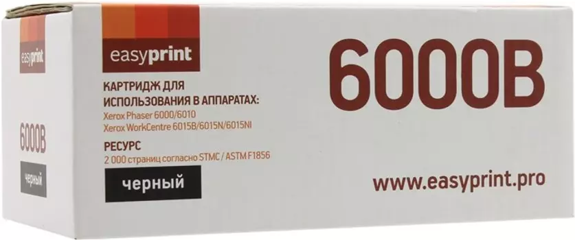 Картридж лазерный EasyPrint LX-6000B (106R01634), черный, 2000 страниц, совместимый для Xerox Phaser 6000/6010N, WC 6015