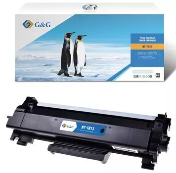 Картридж лазерный G&G GG-TN13/NT-TN13 (TN-13), черный, 3000 страниц, совместимый для Brother HL-2371DN, DCP-L2551DN, MFC-L2751DW