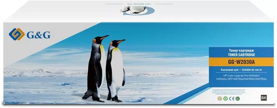 Картридж лазерный G&G GG-W2030A (415A), черный, 2400 страниц, совместимый для M454dn/dw, MFP479dw/fdn/fdw