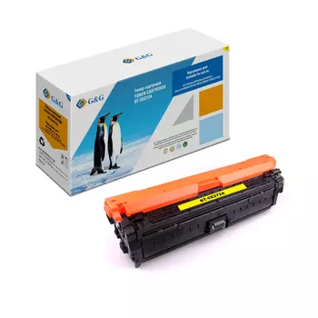 Картридж лазерный G&G NT-CE272A/GG-CE272A (650A/CE272A), желтый, 15000 страниц, совместимый для Color LJ CP5525n/dn/xh, LBP9100-9600