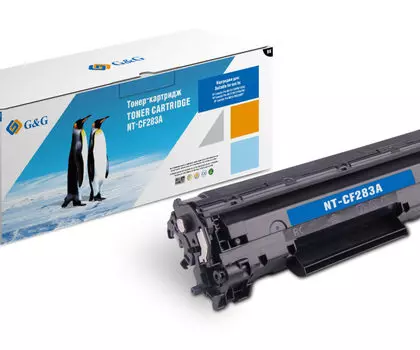 Картридж лазерный G&G GG-CF283A/NT-CF283A, черный, 1500 страниц, совместимый для LaserJet Pro M201dw / M201n / M225dn / M225dw / M125r / M125ra / M225dw / M225rdn / M125rnw / M127fn / M127fw