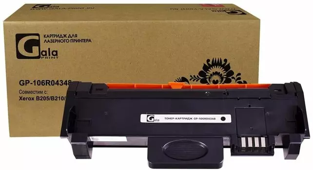 Картридж лазерный GalaPrint GP-106R04348 (106R04348), черный, 3000 страниц, совместимый для Xerox B205/B210/B215
